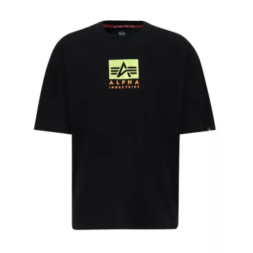 Satin Logo T - black