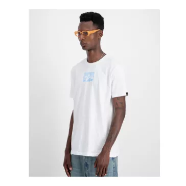 Satin Logo T - white