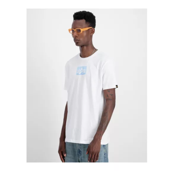 Satin Logo T - white