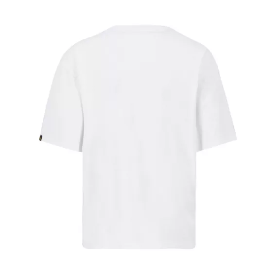 Satin Logo T - white