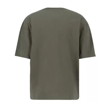 Satin Logo T - dark olive