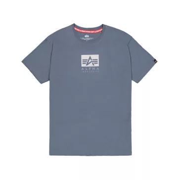 Satin Logo T - denim blue