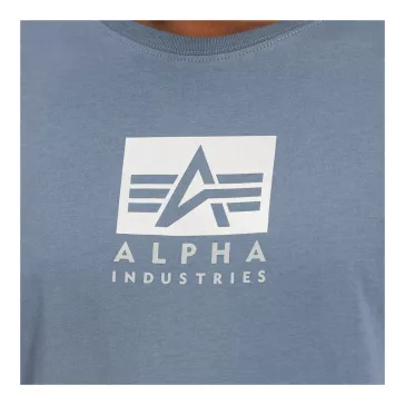 Satin Logo T - denim blue
