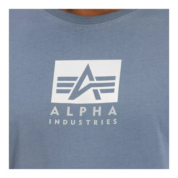 Satin Logo T - denim blue