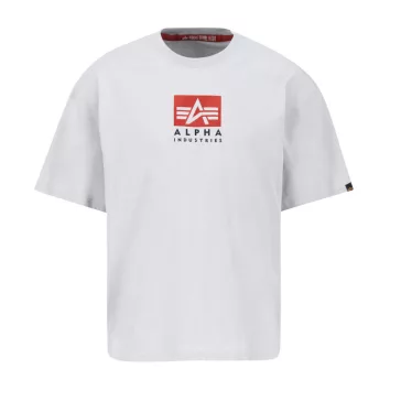 Satin Logo T - pastel grey