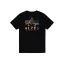 Camo Logo Puff Print BP T - black