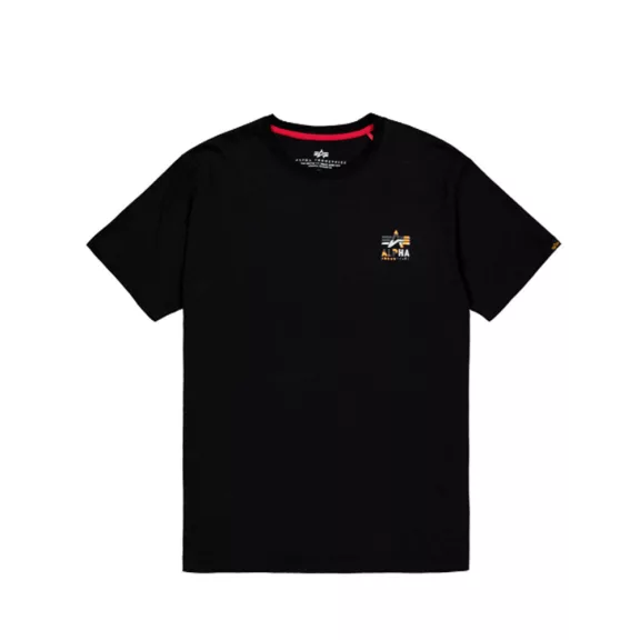 Camo Logo Puff Print BP T - black