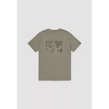 Camo Logo Puff Print BP T - olive