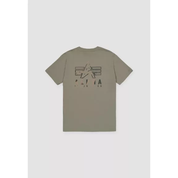 Camo Logo Puff Print BP T - olive