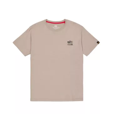 Camo Logo Puff Print BP T - vintage sand
