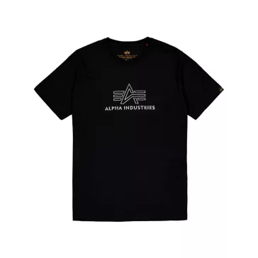 Basic Mid Logo TPU T-Shirt - black/chrome