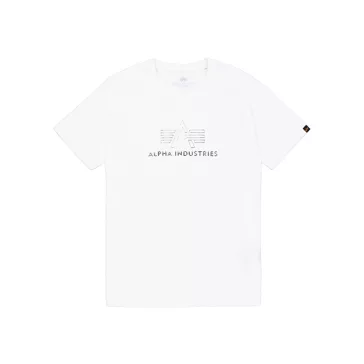 Basic Mid Logo TPU T-Shirt - white/chrome