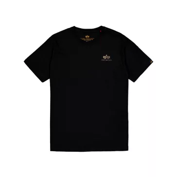 Basic Small Logo TPU T-Shirt - black/shiny gold