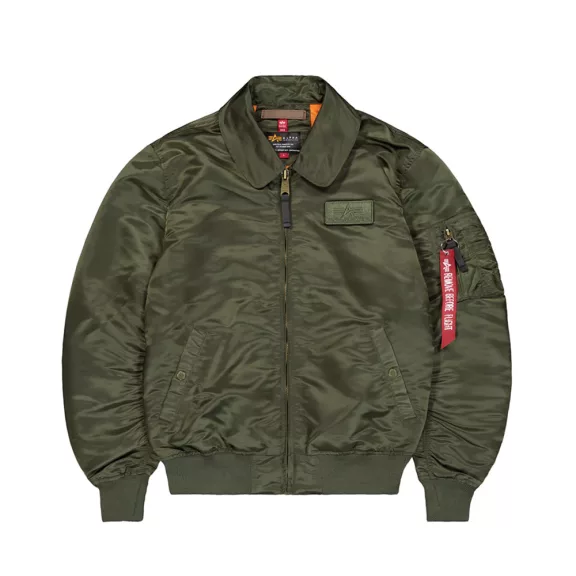 Flying Tigers CWU Bomber Jacket - dark olive