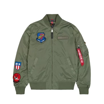 MA-1 TT Flying Tigers Bomber Jacket - sage green