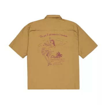 Aloha Safari Shirt - khaki