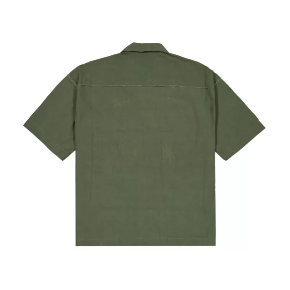 Aloha Safari Shirt - dark olive