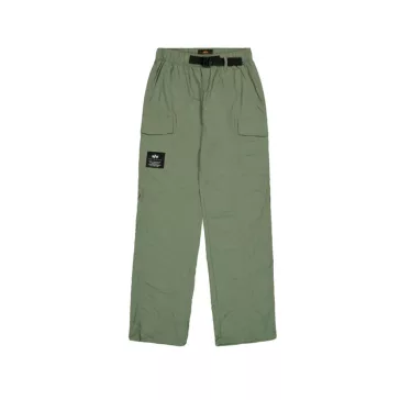 Nylon Cargo Pants - sage green