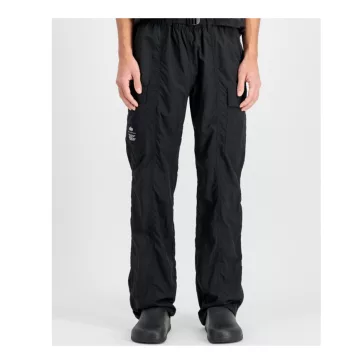 Nylon Cargo Pants - black