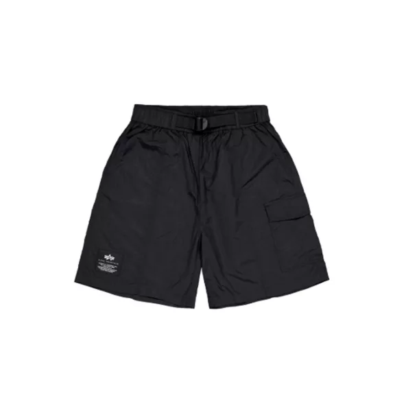 Nylon Cargo Short - black