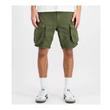 Canvas Cargo Short - dark olive