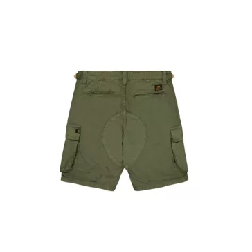Canvas Cargo Short - dark olive