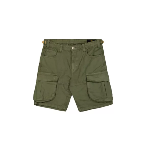 Canvas Cargo Short - dark olive