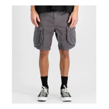 Canvas Cargo Short - vintage grey