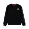Camo Sleeve Crewneck - black