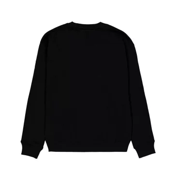 Camo Sleeve Crewneck - black