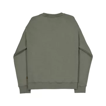 Camo Sleeve Crewneck - dark olive