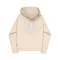 Logo Back Print Hoodie - organic beige