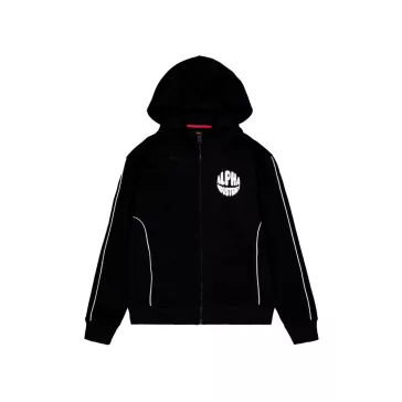 Logo Zip Hoodie BP - black