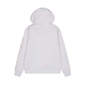Camo Sleeve Hoodie - pastel grey