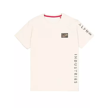 Camo Sleeve T-Shirt - vintage white
