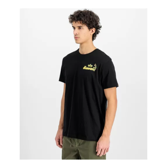 Pearl Harbor Back Print T-Shirt - black