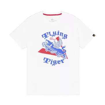 Fyling Tigers Ink T-Shirt - white
