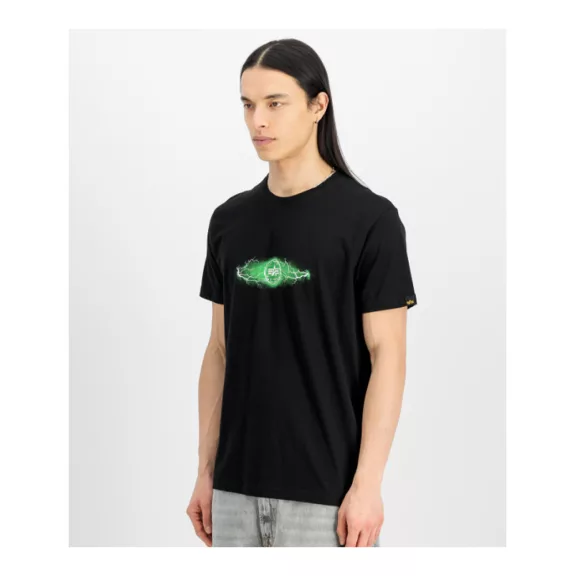 Lightning T-Shirt - black/pioson green