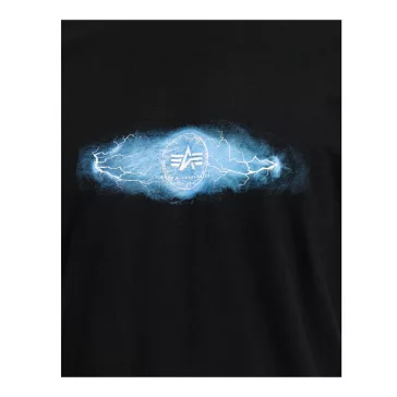 Lightning T-Shirt - black/blue