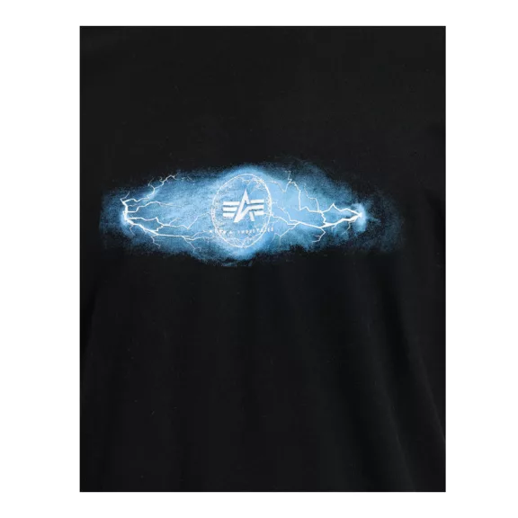 Lightning T-Shirt - black/blue