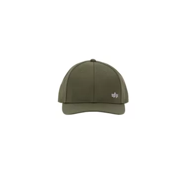Metal Label Cap - dark olive