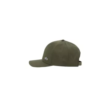 Metal Label Cap - dark olive