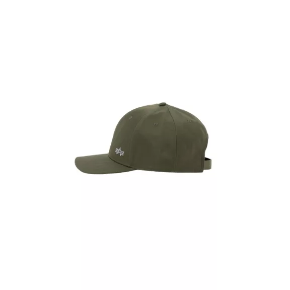 Metal Label Cap - dark olive