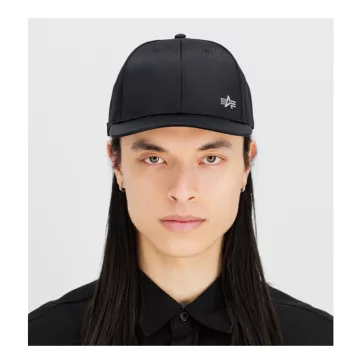 Metal Label Cap - black