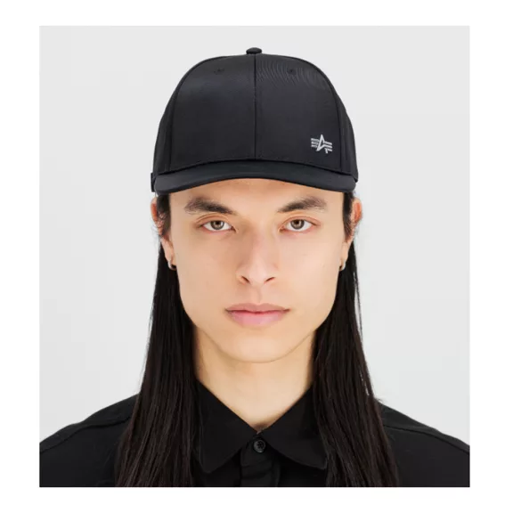 Metal Label Cap - black