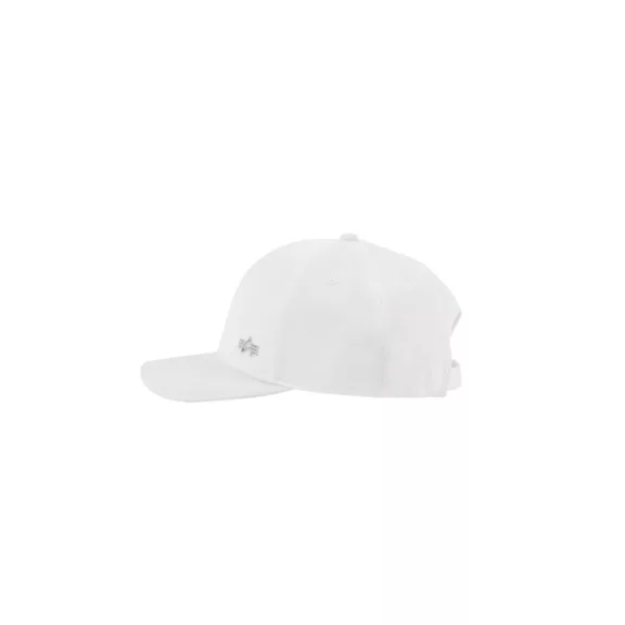 Metal Label Cap - white