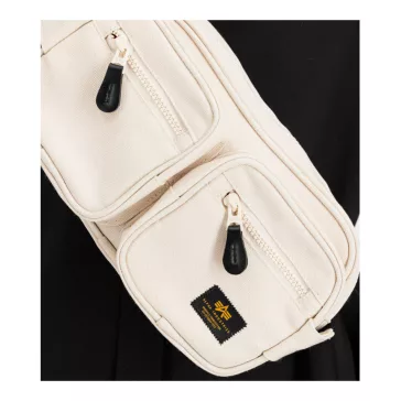 Label Waist Bag - vintage white