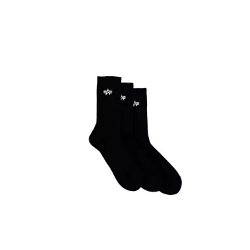 Basic Socks 3 Pairs - black