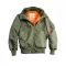 MA-1 Hooded - sage green