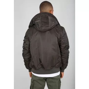 MA-1 Hooded - black olive